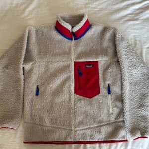 Worn once! Patagonia Retro X fleece jacket with 3 pockets. Super nice and cozy!